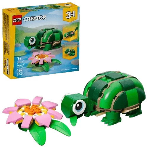 Lego Creator - Tortuga con Flor de Nenúfar (31377)