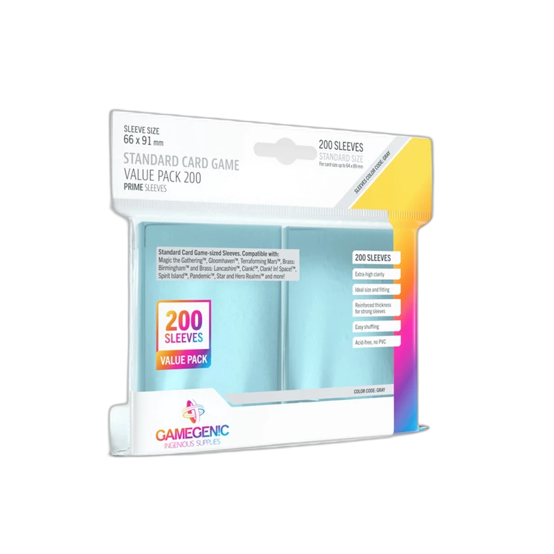 Prime Standard Card Game Value Pack (200)