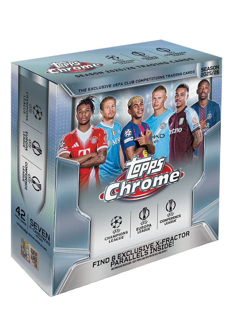 Topps Chrome UCC Temp 2025/26 - Mega Box